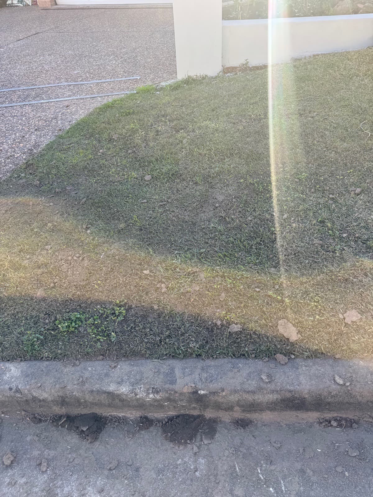 The same front lawn cleared after a Clearpath pickup
